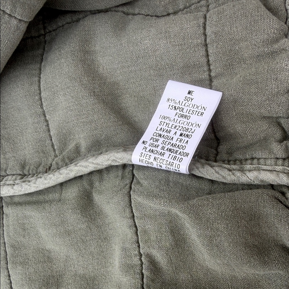 Green Quilted Performance Jacket - image 8